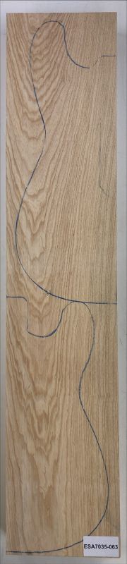 Body Swamp Ash, Unique Piece #063, 2-pcs, 895x185x49mm